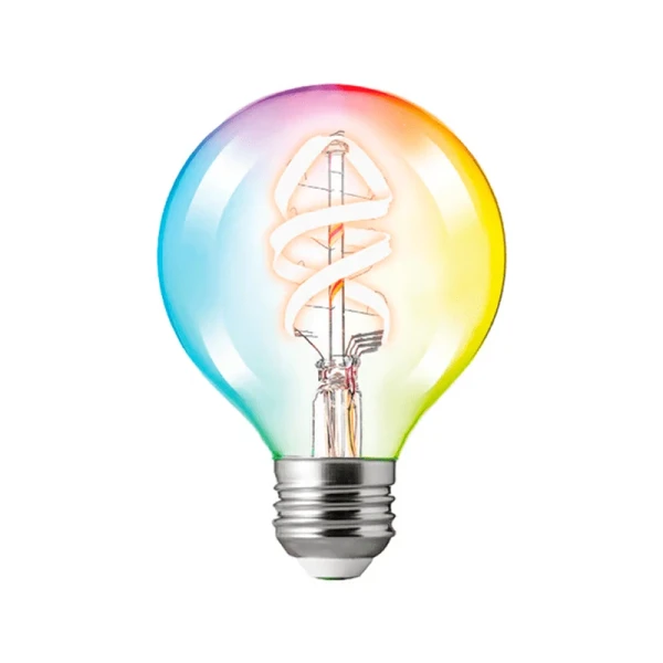 FOCO VINTAGE LUZ RGB CÁLIDA