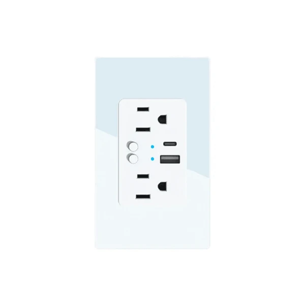 TOMACORRIENTE CON 2 CONTACTOS + USB + C
